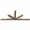 Ekena Millwork Saratoga Smooth Timber Gable Bracket, Douglas Fir, 72"W x 30"H x 3 1/2"D x 3 1/2"F, 10/12 Pitch GBW072X30X0404SAR00SDF - alternate 2